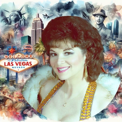 Las Vegas, Hollywood, Tokyo, Bangkok, Manila, Papeete - watercolor collage by Copilot